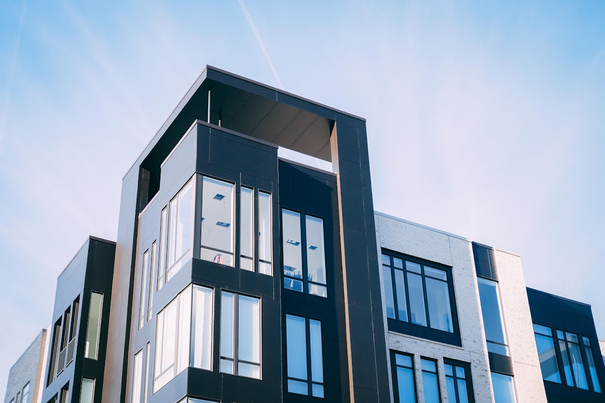 Housing complex under construction