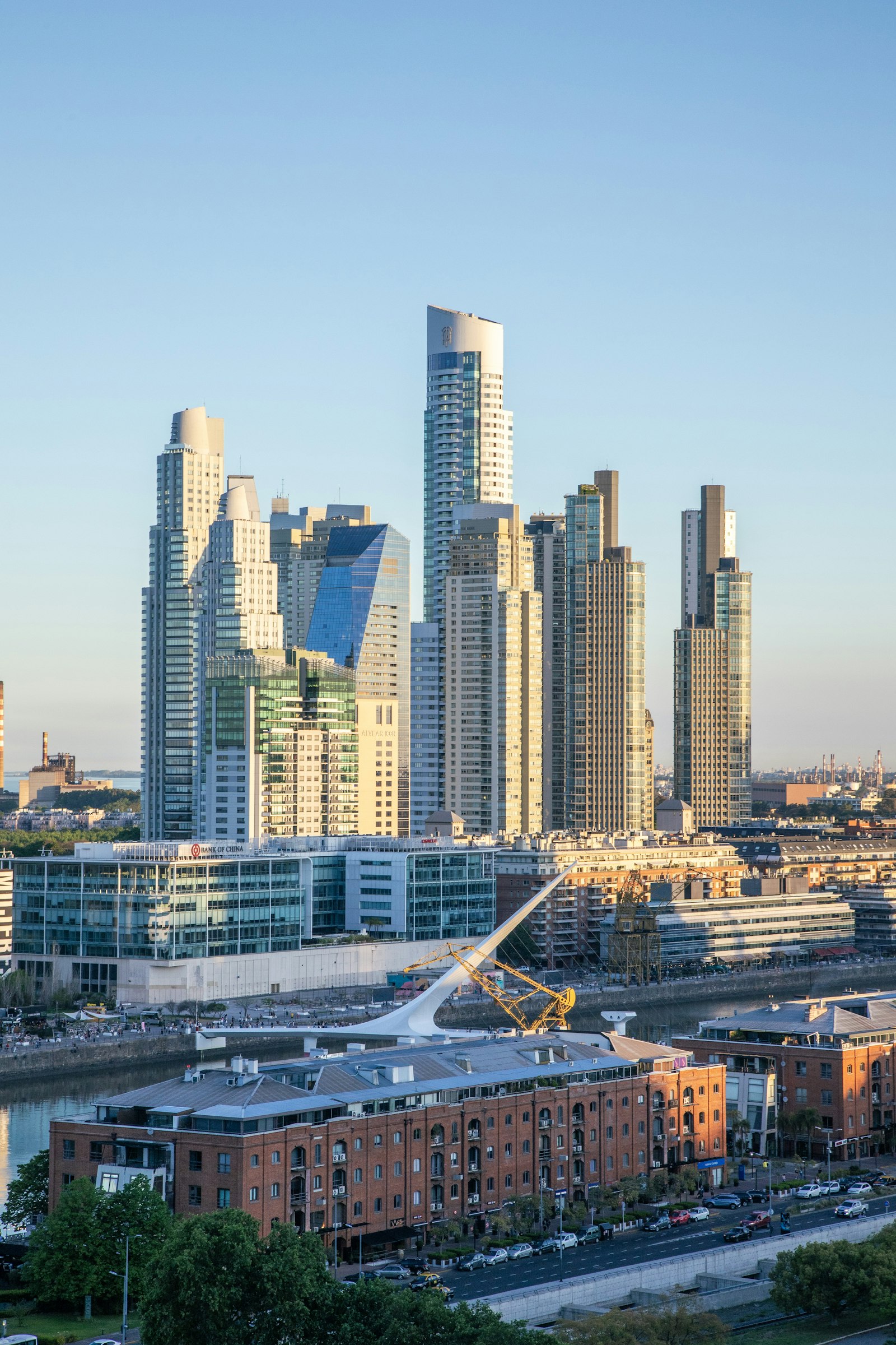Modern residential towers in Buenos Aires
